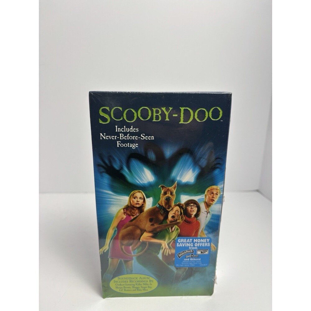 Scooby-Doo Movie VHS 2002 with Never Before Seen Footage Halloween New Sealed